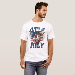 4TH OF JULY - TEXASAN COW INDEPENDENCE DAY T-Shirt