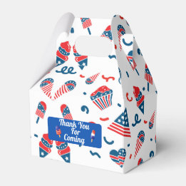 4th Of July Thank You  Favour Box