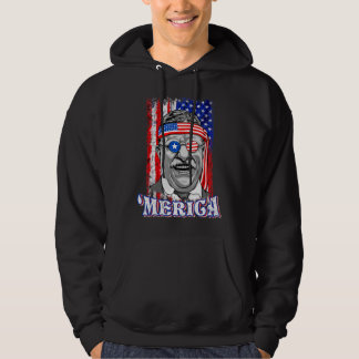 4th Of July Theodore Roosevelt Merica Patriotic Us Hoodie