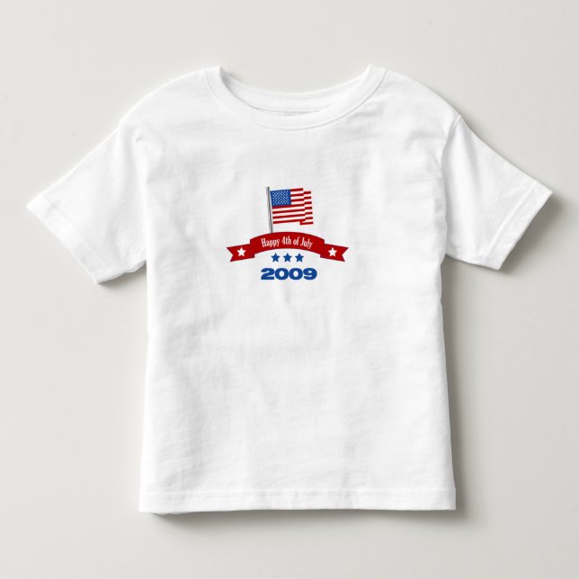4th of July Toddler T-Shirt (Front)