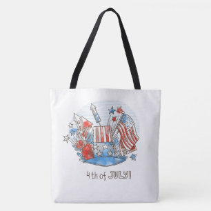 4th of July Tote Bag