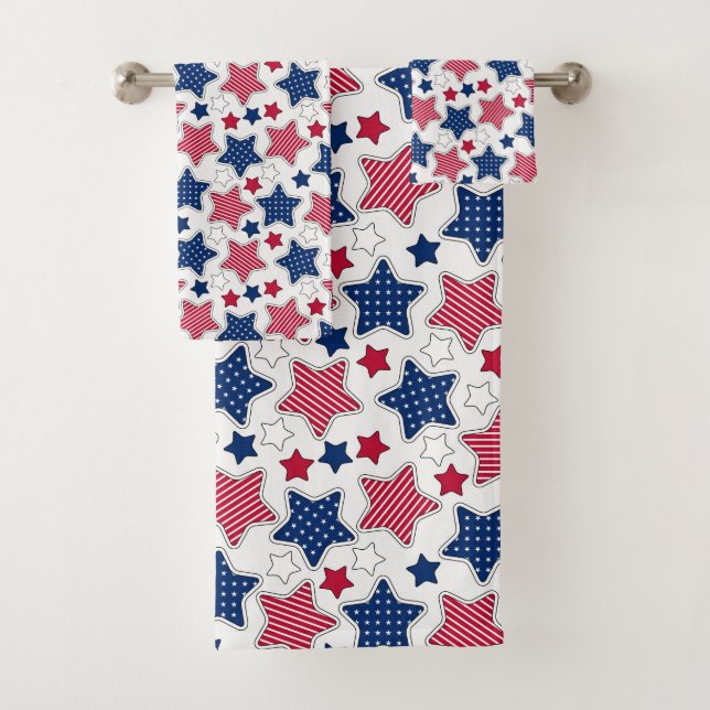 4th Of July Towel Set (Insitu)