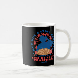 4th Of July Tradition Hot Dog Eating Contest Funny Coffee Mug