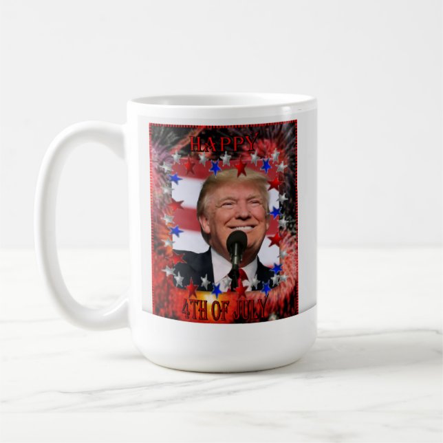 4th of July Trump mug (Left)