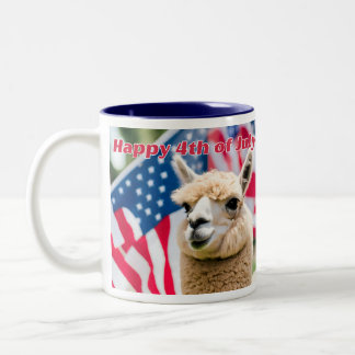 4th of July Two-Tone Coffee Mug