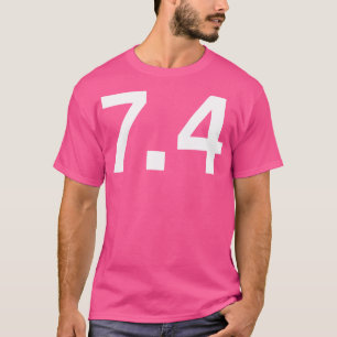 4th of July Typography in White Text 1 T-Shirt