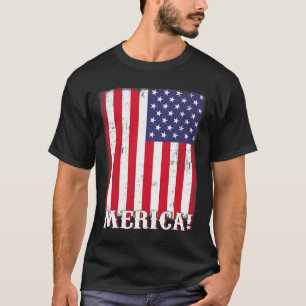 4th Of July US American Flag Patriotic  T-Shirt