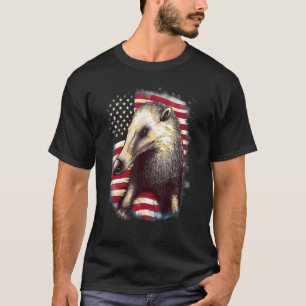 4th Of July US Flag Anteater T-Shirt