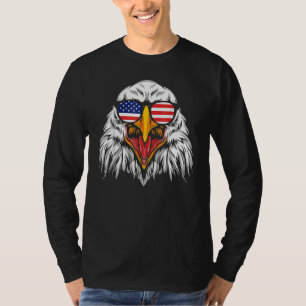4th Of July Us Flag Patriotic Usa Eagle Of Freedom T-Shirt