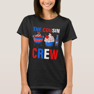 4th Of July Us Flag Popsicl The Cousin Crew 1 T-Shirt