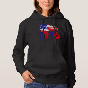 4th Of July USA American Flag 1776 Patriotic Men Hoodie