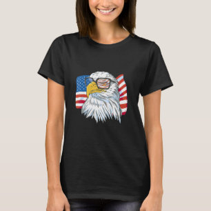 4th Of July Usa American Flag Patriotic Eagle 1 T-Shirt