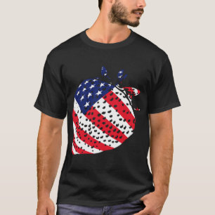 4th of July USA American Flag Patriotic Fruit Stra T-Shirt
