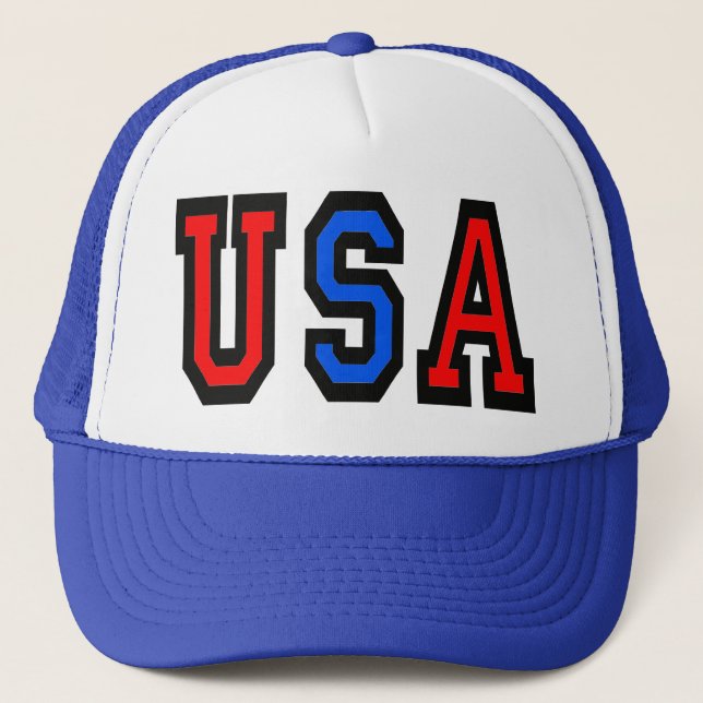 4th of July USA Baseball Cap (Front)