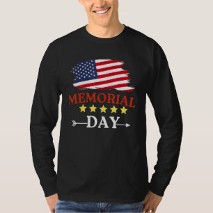4th of July Usa Flag For Independence Day T-Shirt