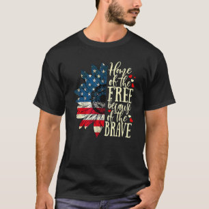 4th Of July USA Flag Home Of The Free Because Of T T-Shirt