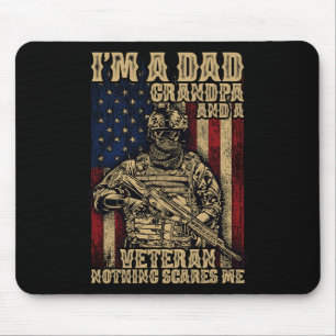 4th Of July Usa Flag I'm A Dad Grandpa And A Veter Mouse Mat