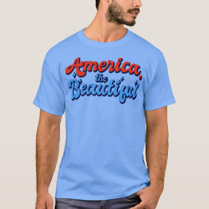 4th of July USA Independence Day America the Beaut T-Shirt