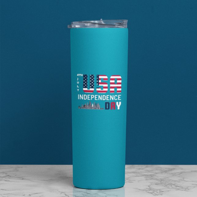 4th of July - USA Independence Day design Thermal Tumbler (Creator Uploaded)