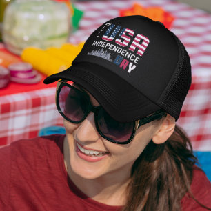 4th of July - USA Independence Day design Trucker Hat