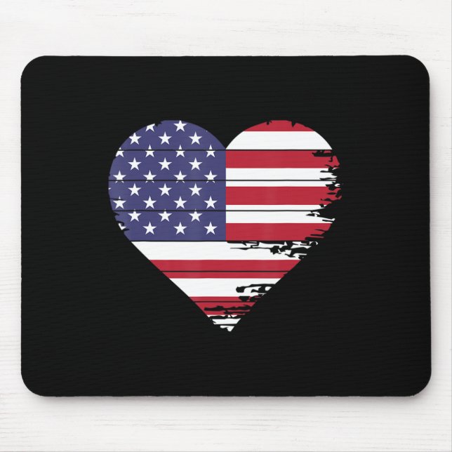 4th Of July USA  Mouse Mat (Front)