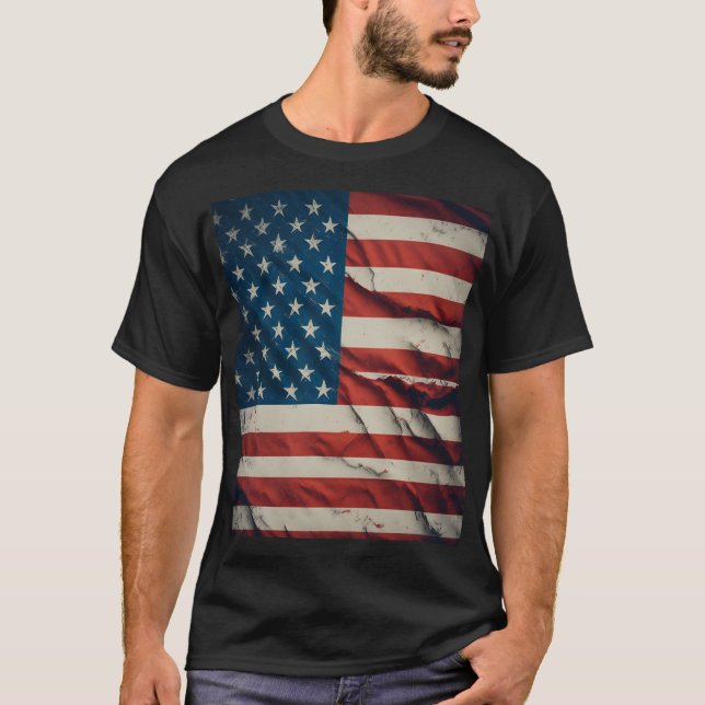 4th of July USA T-Shirt (Front)
