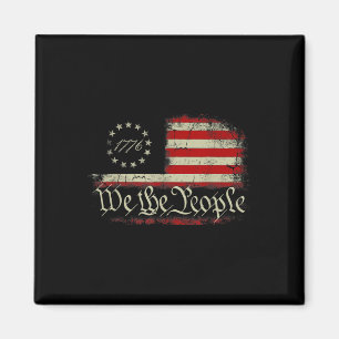 4th Of July We The People American 1776 Old Americ Magnet