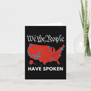 4th Of July We The People Have Spoken Usa Voting M Card