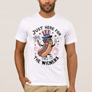 4th Of July Wieners USA American flag Patriotic T-Shirt