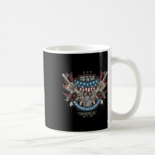 4th Patriotic America Military Veteran Independenc Coffee Mug