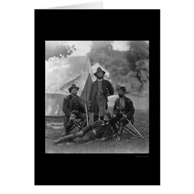 4th Pennsylvania Cavalry Officers 1862 (Front)