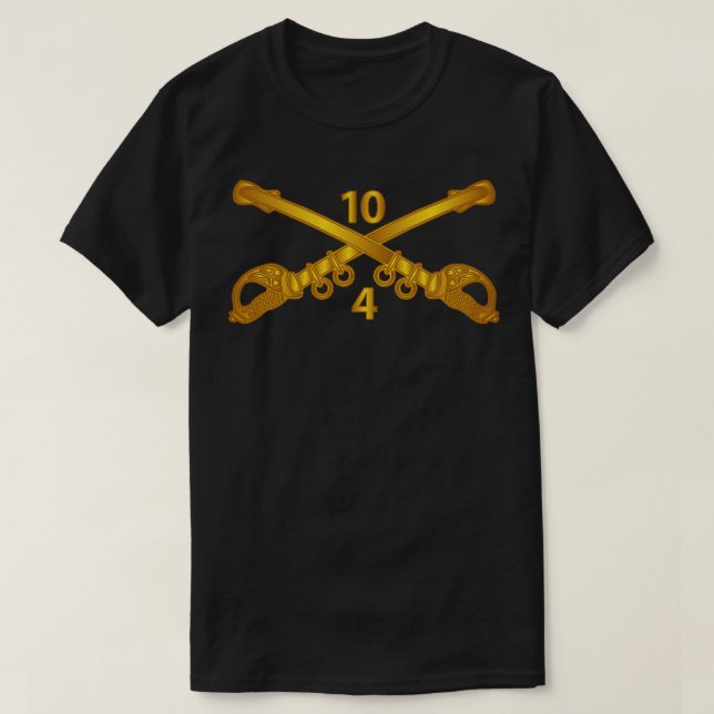 4th Squadron 10th Cavalry Branch wo Txt T-Shirt (Design Front)