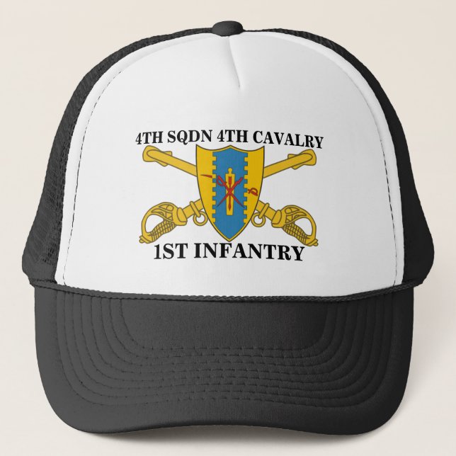 4TH SQUADRON 4TH CAVALRY 1ST INFANTRY HAT (Front)