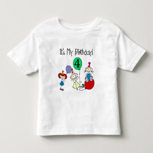 4th Stick Kids Party Birthday Tshirts and Gifts