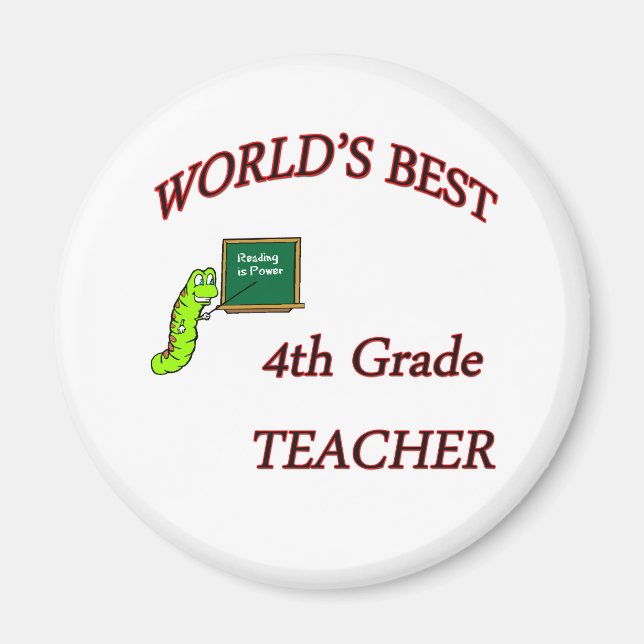 4th Teacher Magnet (Front)