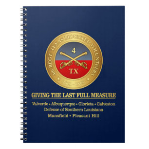 4th Texas Cavalry (battle honours) Notebook