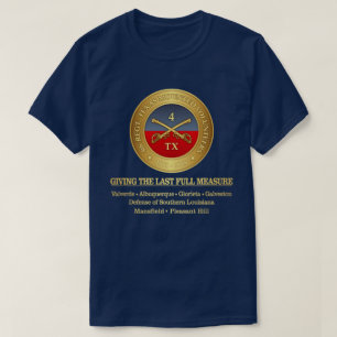 4th Texas Cavalry (battle honours) T-Shirt