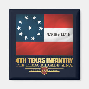 4th Texas Infantry Magnet