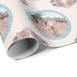 4th Wedding Anniversary Custom Photo Floral Wrapping Paper<br><div class="desc">If you're looking for roses and peonies framing you beautiful photo and atemplate for your 4th anniversary wrapping,  than you've come to the right place.  Your personal photo with medallion font encircling it and roses and peonies framing the corners. What a lovely surprise to find waiting for her.</div>