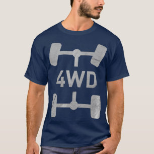 4WD Retro  Offroad Overland 4x4 T-Shirt