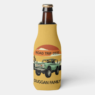 4x4 Family Adventure Personalised Custom Text Bottle Cooler