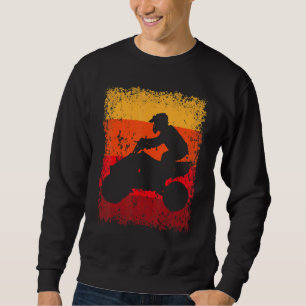 4x4 Quad Rider Bike Biker 4x4 Motorcycle Vintage R Sweatshirt