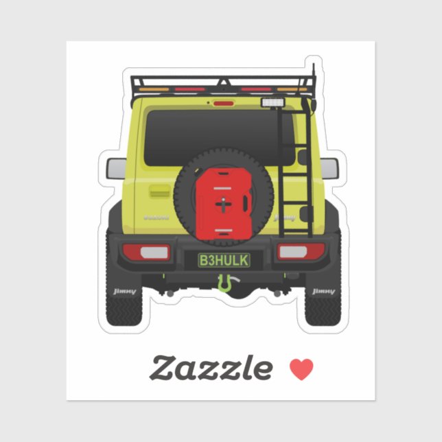 4x4 small suv green Custom rear (Sheet)