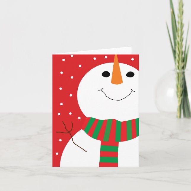 4x5.6 Snowman Holiday Card (Front)