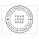 4x5 Circle Business Logo Custom 