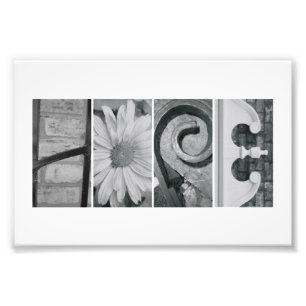4x6 Alphabet Letter Photography Print Hope