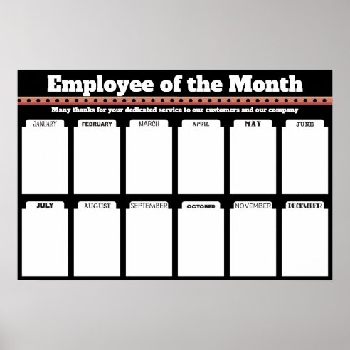 Employee Of The Month Gifts Gift Ideas Zazzle UK