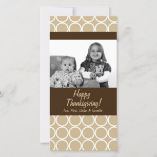 4x8 Autumn Tree Foliage PHOTO Thanksgiving Card