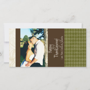 4x8 Autumn Tree Foliage PHOTO Thanksgiving Card