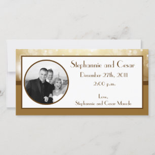 4x8 Engagement Photo Announcement Christmas Copper